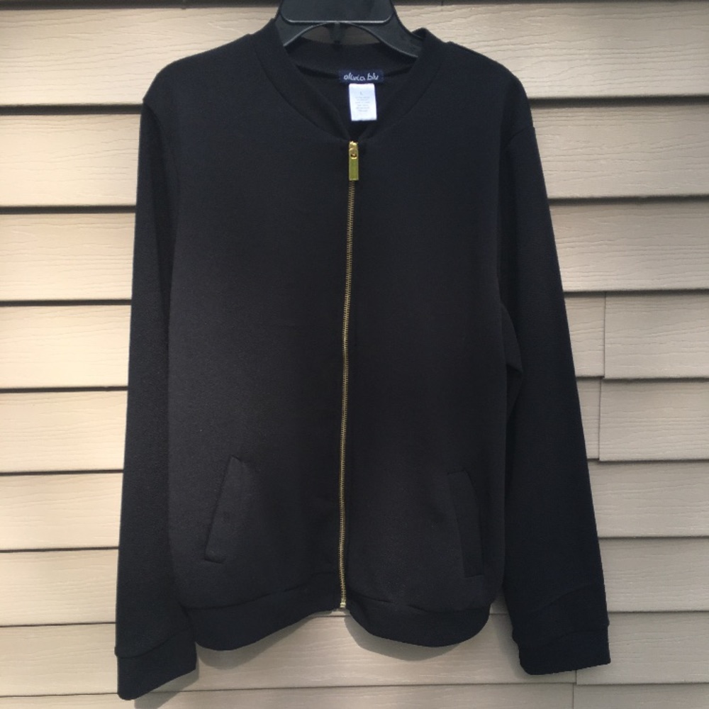 Black Zip Up Jacket